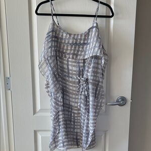 Max Studio Sheer Striped Scarf Dress Size XS